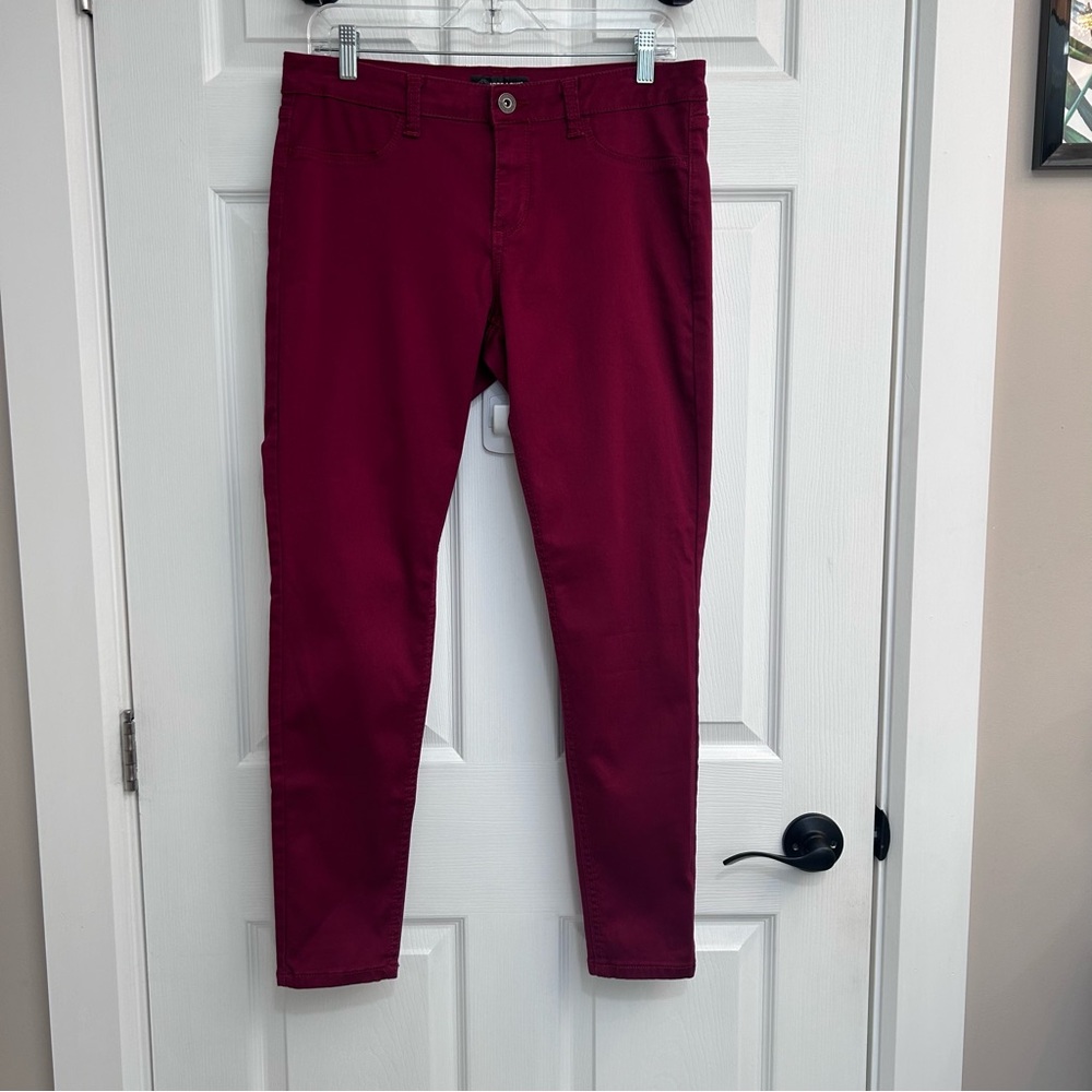 Jordache Rich Burgundy Jeans